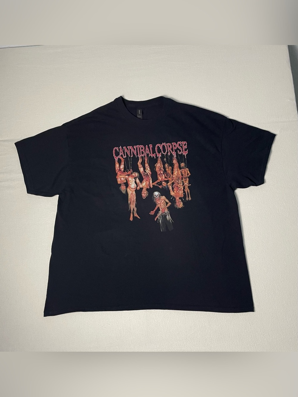 Vintage Reprint Cannibal Corpse Butchered at Birth Graphic-T 2XL Double Sided